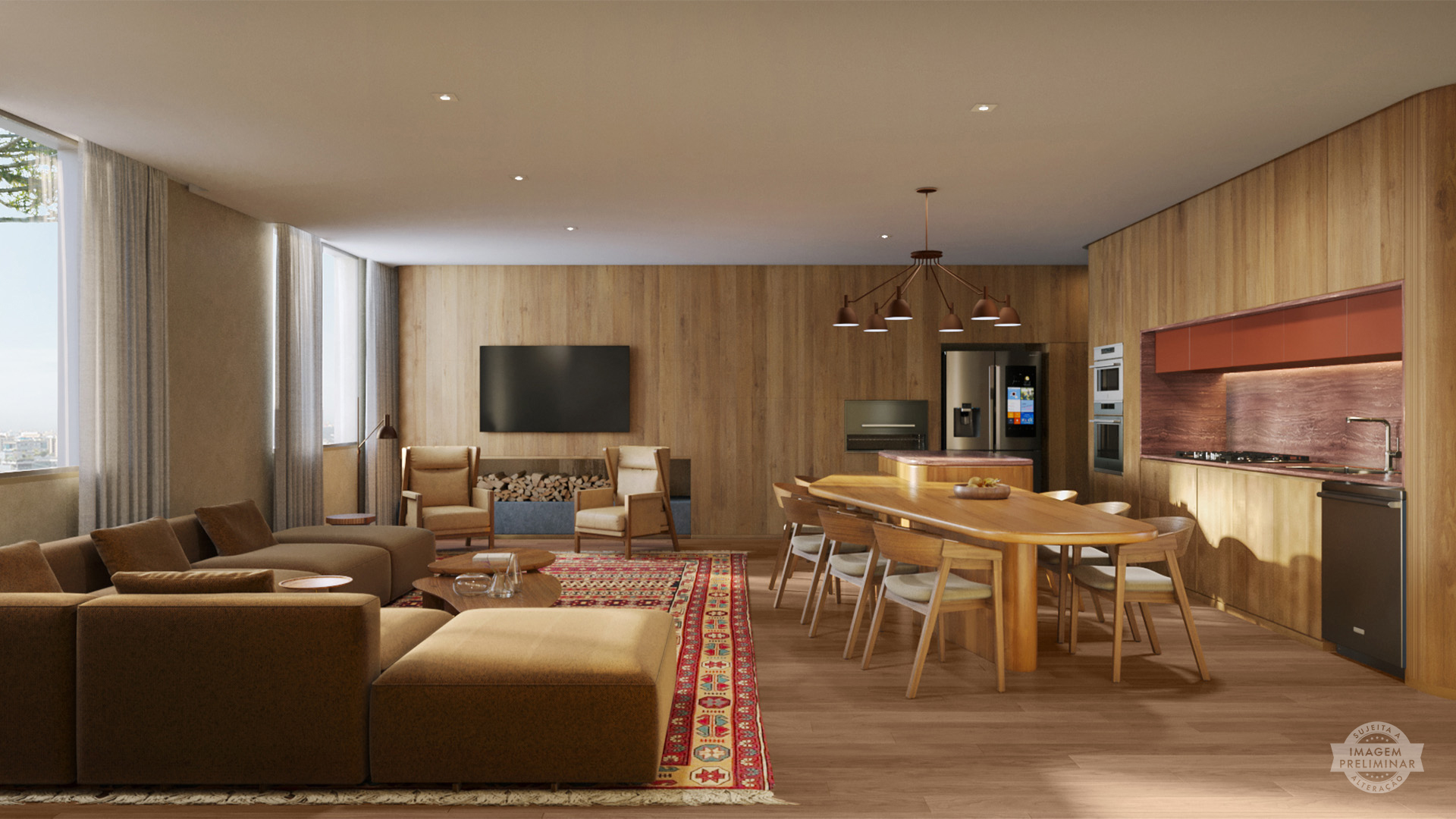 Living 03 Dorms. Residencial